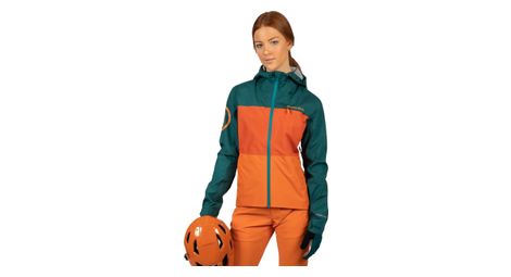 Veste impermeable femme endura singletrack ii vert orange