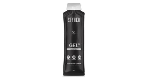 Gel énergétique styrkr gel30 dual-carb goût neutre - 72g