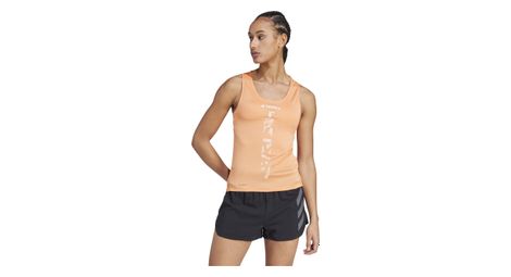 Adidas terrex xperior orange women's tank top