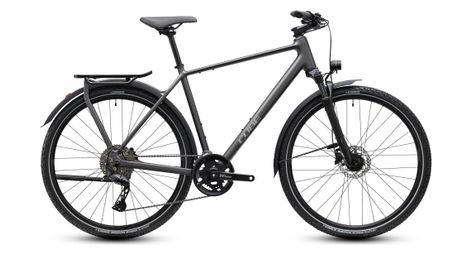 Citybike Cube Kathmandu Pro Shimano Cues 10V 700 mm Grau Slab Chrom 2027