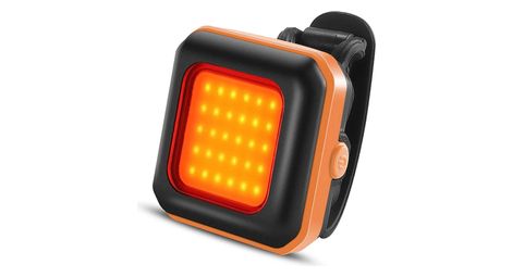 Lampe de sécurité led pour vélo - feu arrière orange / lumière rouge