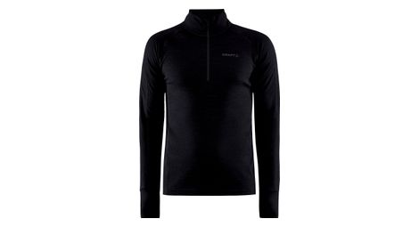 Sous maillot manches longues 1 2 zip craft adv nordic wool noir