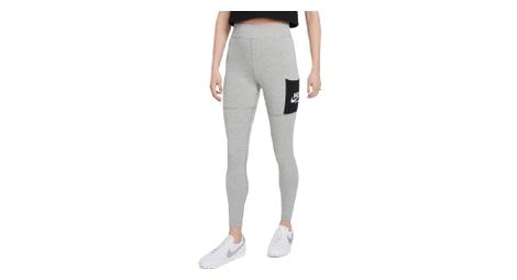 Collant long femme nike sportswear heritage gris