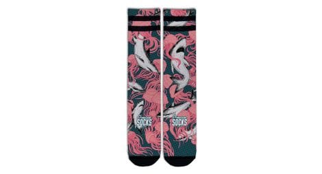 Shark attack - chaussettes graphiques techniques coolmax - cyclisme, running et sport