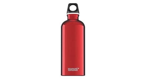 Botella de agua sigg traveller 0.6l roja