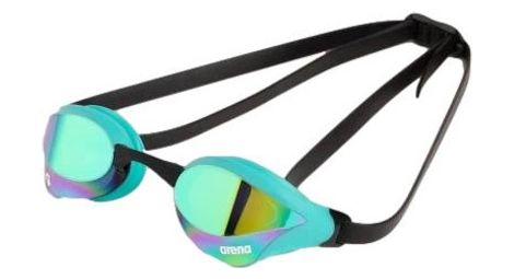 Lunettes de natation verres effet miroir arena cobra core swipe bleu noir unisexe