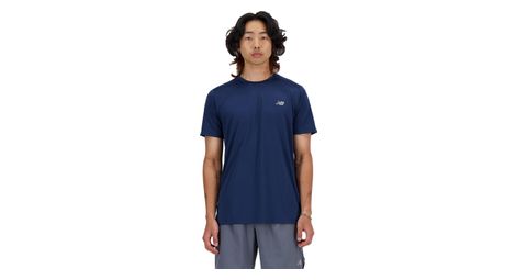 Maillot Manches Courtes New Balance Sport Essentials Bleu Homme