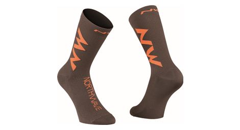 Northwave Extreme Air Socks Grau / Siena Gold
