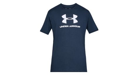 Under armour sportstyle logo tee 1329590-408 homme t-shirt bleu foncé