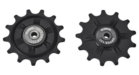 Paire de galets dérailleur shimano 12v noir