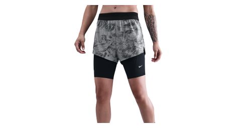 nike swift 2 in 1 women s silver short