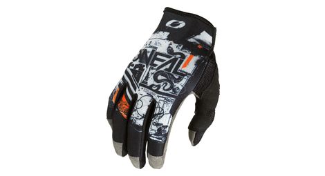 Gants longs o neal mayhem scarz v 22 noir gris orange