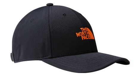 The north face recycled 66 classic unisex cap zwart/oranje