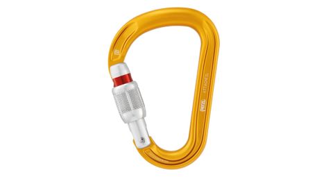 Mousqueton Screw-Lock Petzl Attache Jaune