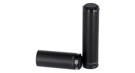 Lot de poignées ergotec bilbao 130/90mm 22mm silicone/aluminium