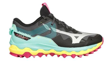 Mizuno wave mujin 9 zapatillas trail running mujer negro multicolor 38.1/2