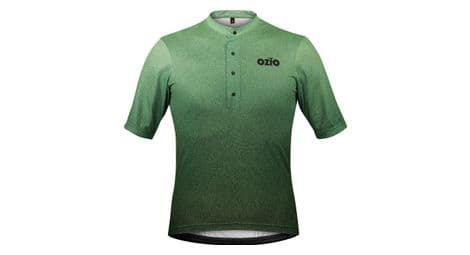 Ozio maillot gravel manches courtes explore vert homme