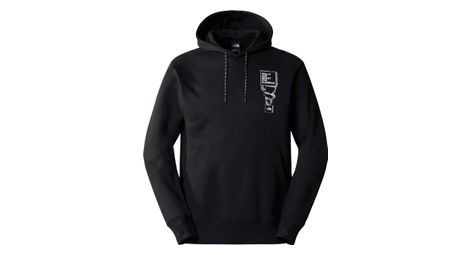 The north face outdoor graphic hoodie black xl