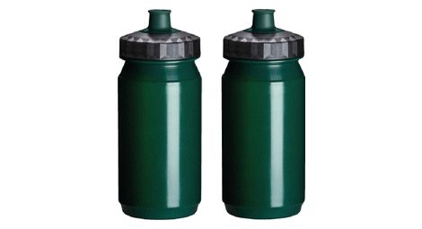 2 x 550 ml grüne und schwarze Wasserflaschen