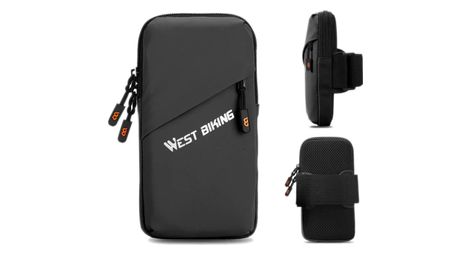 Brassard de sport pour smartphone running fitness - noir