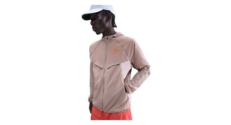 men s nike stride eliud kipchoge beige jacket