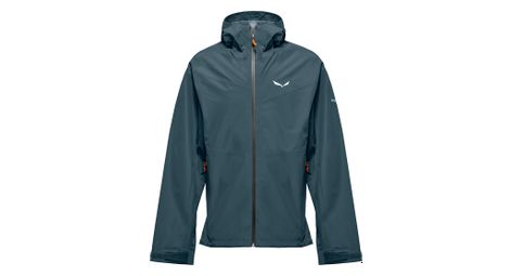 Giacca impermeabile Salewa Puez 2.5L Powertex blu da uomo