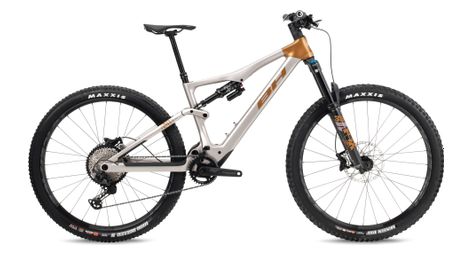 Full-suspension e-mountainbike bh ilynx trail carbon 8.7 shimano deore/xt 12v 540 wh 29'' beige/orange m / 165-177 cm