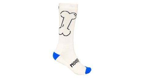 Chaussettes+de+cyclisme+unisexes+avec+renforts+hauts+mooquer+doggy+stan+evo+ii+creme