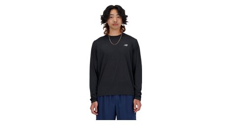 Maillot Manches Longues New Balance Athletics Noir Homme