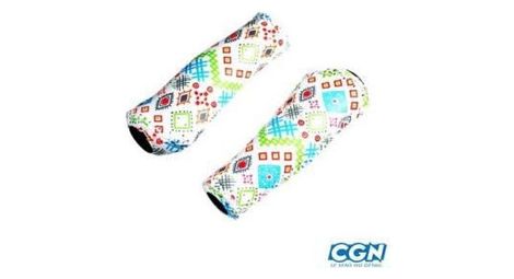 poignee vtt/vtc no contest ergonomique multi couleurs 135mm (pr)