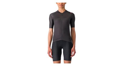 Maglia a maniche corte castelli espresso donna nero