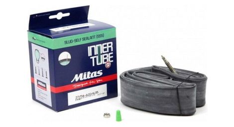 Mitas - chambre a air anti crevaison 26x1,75 - 2,50 fv47 presta - conception en butyle standard - fiable et résistante