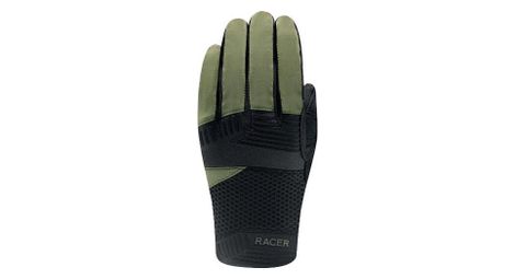 Racer 1927 - AIR RACE 3 - GUANTES DE BICICLETA - Mixtos - Color: 424-Negro/Caqui