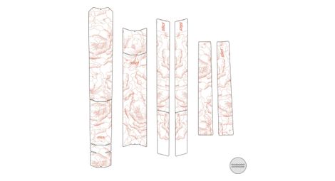 Protection de cadre slicy sublimistick color hibiscus mat