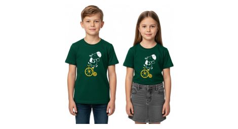 Rubber Hippo Short Sleeve T-Shirt Green Child