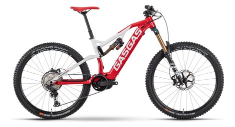 Gasgas g enduro 3.0 sram gx eagle 12v 720 wh 29'' roja/blanca bicicleta eléctrica de montaña con suspensión total