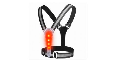 Gilet de sécurité led haute visibilité – 360° gris réfléchissant