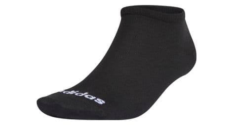 Adidas low cut 3pp ge6133, unisexe, noir, chaussettes