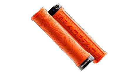 Race face paire de grips half nelson orange