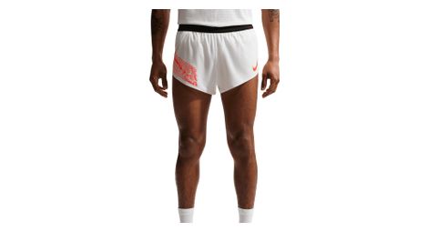 Short Splité Nike AeroSwift 2in Blanc Homme