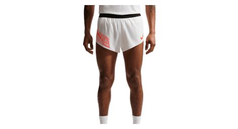 nike aeroswift 2 in 1 split shorts for men in white