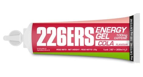 Gel énergétique 226ers energy gel caféine cola 25g