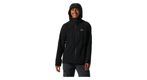 Mountain hardwear new stretch ozonic wasserdichte jacke schwarz damen