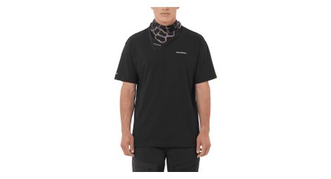 Camiseta Salomon Wild Rays Graphic Negro Hombre