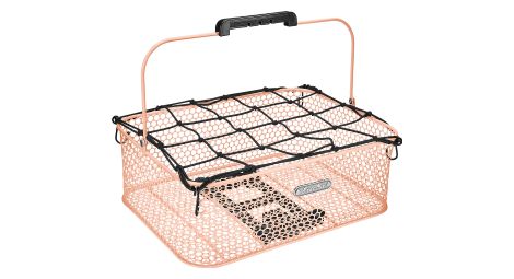 Panier arrière electra rose nid d'abeille