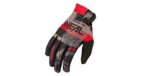 Guantes largos O'Neal Matrix Roller Gris/Rojo