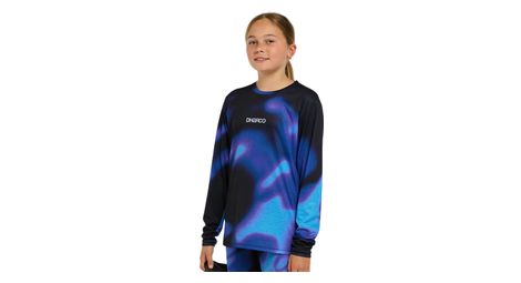 Maillot à Manches Longues Dharco Gravity Bleu Noir Enfant