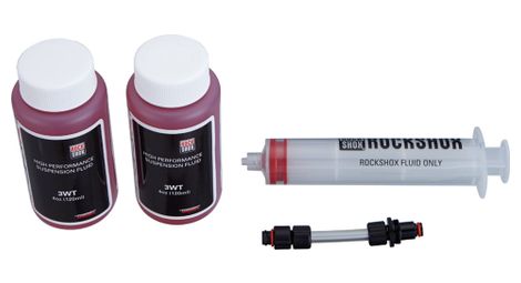 Kit de purge rockshox pour fourches avec cartouche charger damper pike boxxer