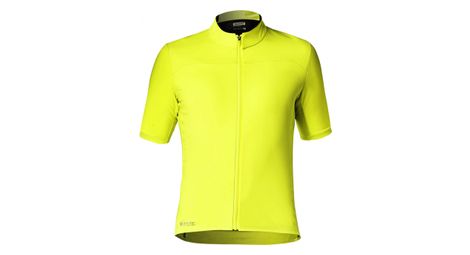 Maillot manches courtes mavic mistral jaune fluo