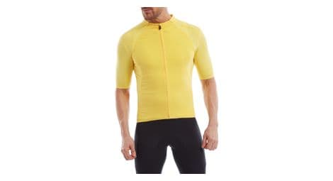 Maillot de manga corta altura endurance amarillo s